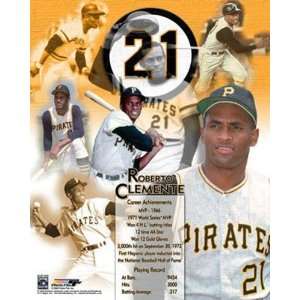 Roberto Clemente   Legends of the Game Composite Finest LAMINATED 