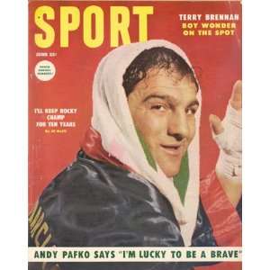  Sport Magazine June 1954 Rocky Marciano Heavyweight 