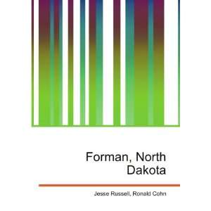  Forman, North Dakota Ronald Cohn Jesse Russell Books