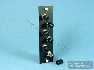 NEW Leviton ST Fiber Optic Plate Rack Patch Panel Mount 078477081570 