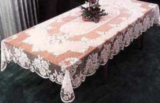 HERITAGE LACE  VICTORIAN ROSE TABLECLOTHS   2 Col/3 Szs  