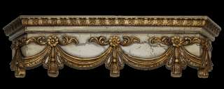 Large Swag Bedcrown Cornice Box Old World 30 Finishes  