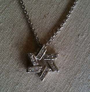 Cookie Lee Silver Star Necklace NWT  