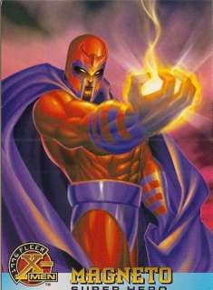 1996 X MEN Fleer Trading Card #55 Magneto ANDY KUBERT  
