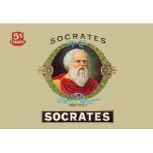  Socrates Cigars   Know Thyself 20x30 poster