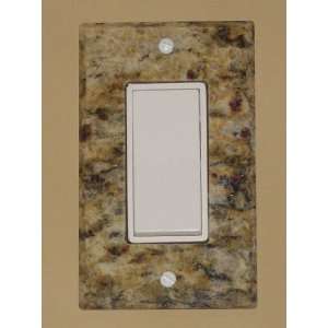 St. Cecilia Gold Granite, Switch Plate Cover, Decora / GFI