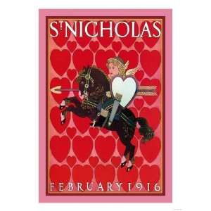 St. Nicholas, Valentines Premium Poster Print, 18x24