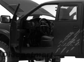 JADA 124 2011 FORD F 150 SVT RAPTOR NEW DIECAST MODEL CAR MATTE BLACK 