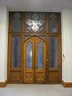 THE BEST GOTHIC OAK STAINED GLASS ANTIQUE ENTRY WAY items in 