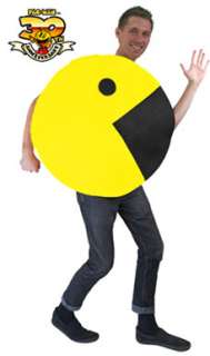 Adult 2D Pac Man Game Halloween Costume  