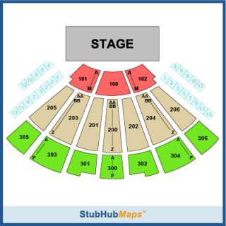 Theater at Madison Square Garden Seat Map