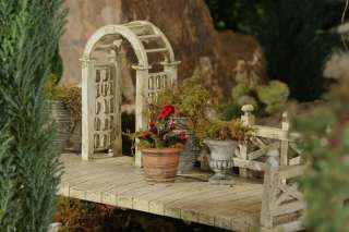 The Fairys Garden Miniature Sissinghurst Seat Bench  