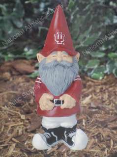 Indiana Hoosiers Garden Gnome Figure Yard Statue IU New 033171543861 