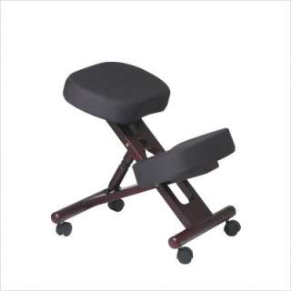 Ergonomically Designed Wood Knee Chair w Memory Foam & Dual Wheel 