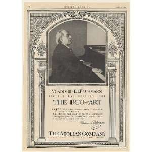  1923 Vladimir de Pachmann Aeolian Duo Art Piano Photo 