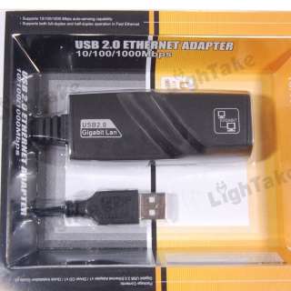 USB 2.0 1000Mbps Gigabit Ethernet LAN Network Adapter  
