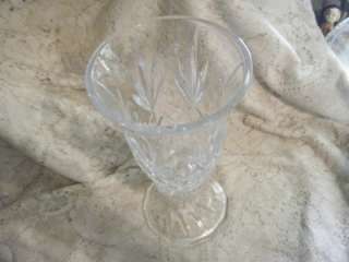 Vintage Crystal Glass~Pineapple~Hurricane Lantern/Candle Holder~2 