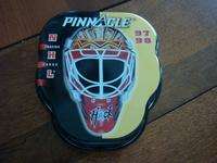 Pinnacle Black Hawks Goalie Mask Hockey Tin Pack Cards  