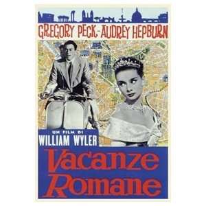   William Wyler. Starring Gregory Peck, Audrey Hepburn, Eddie Albert