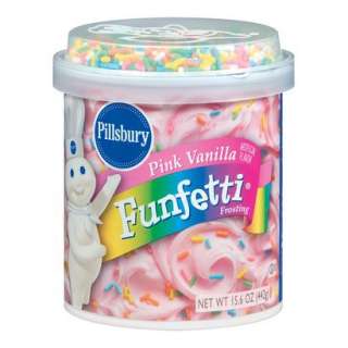 Pillsbury Funfetti Pink Vanilla Frosting   15.6 oz. product details 