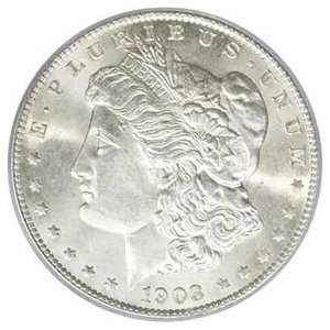    1903 P Uncirculated BU Morgan Silver Dollar 