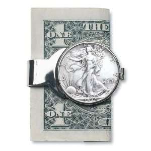  Silver Walking Liberty Half Dollar Money Clip Everything 