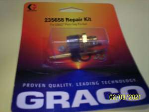 GRACO 235658 PISTOL GRIP FLO GUN REPAIR KIT FOR 235627 NEW  