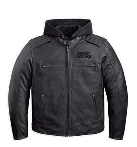 HARLEY DAVIDSON Mens Leather Jacket, 97094 12VM  
