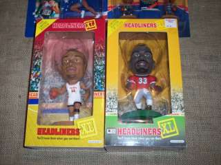 Lot of 4 Sports Figures New Headliners Starting Lineup  