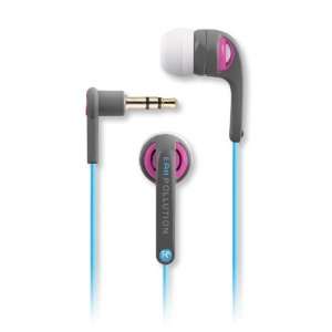  EarPollution EP EV NM GRY/PNK Evolution Earbuds   Gray 