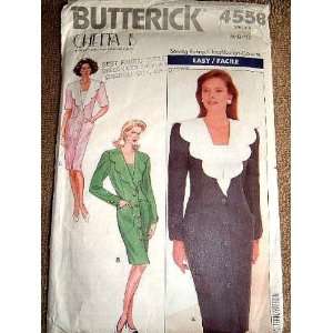   DRESS BY CHETTA B SIZE 6 8 10 BUTTERICK EASY SEWING PATTERN #4558