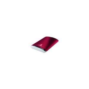  Iomega eGo 250 GB Portable Hard Drive (Ruby Red), Compact 