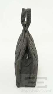 Hermes Black & Grey Canvas Herline PM Tote Bag  