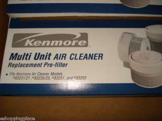 KENMORE Pre filter for Air Cleaner Models 83231 83235  