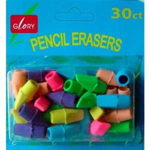  30ct. Pencil Cap Erasers Case Pack 144