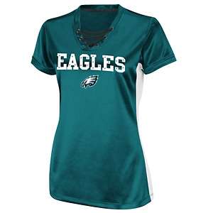 Eagles NFL Womens Draft Me IV Short Sleeve Jersey Tee by VF Imagewear 