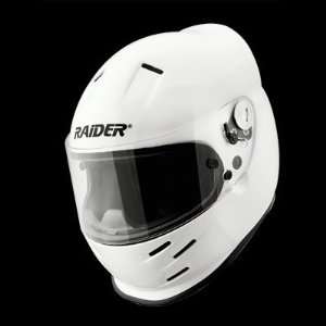  White Full Face Snell SA2005 Helmet   Extra Large 