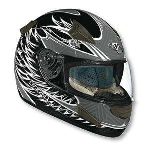  Vega Attitude Fierce Helmet   Small/Black Automotive
