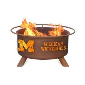    University of Michigan Fire Pit   NCAA Patio, Lawn & Garden