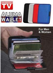 Aluma Wallet Indestructible Aluminum Wallet  Blue  