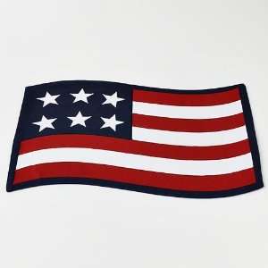 Fourth of July Wavy Flag Placemat 