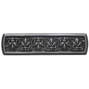   Notting Hill Fleur de Lis Cabinet Pull Antique Brass