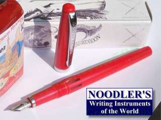 Noodler’s Ink Fountain Pen Piston Fill   Red/Orange NEW  