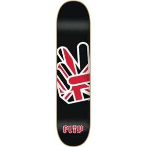 Flip HKD England Victory Skateboard Deck   7.94   blk 
