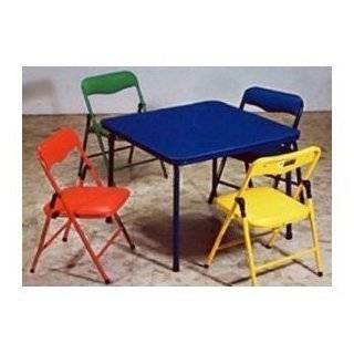 Childrens Folding Table & Folding Chairs Furniture Set