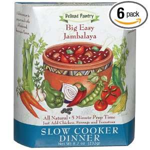 Delicae Pantry Big Easy Jambalaya Slow Cooker Dinner, 8.2 Ounce Boxes 