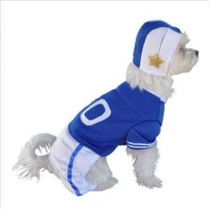   Accessories AP1028 Football Player Blue Pet Costume