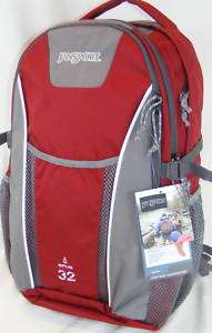 JANSPORT SPUR 32 HIKING BACKPACK DAYPACK RED NWT NEW  