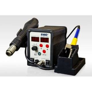  2 In 1 Smart Hot Air Rework Soldering Iron Station 898D 