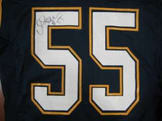 1996 Authentic Chargers WILSON Junior Seau jersey 46 SIGNED 